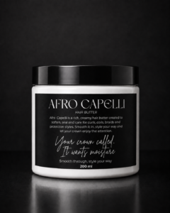 Afro Capelli Rich Hair Food 200ml hair butter jar