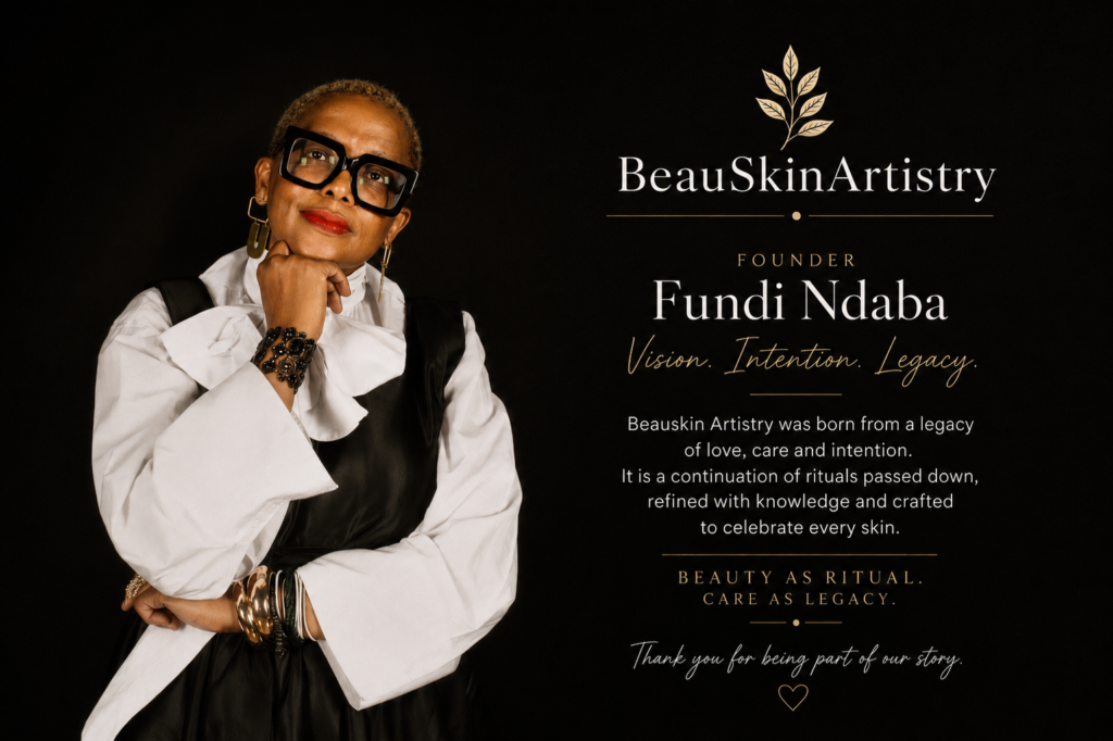 Fundi Ndaba, founder of Beau Skin Artistry